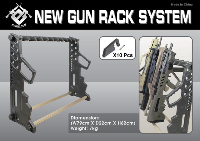 Professional Personal / Team Portable Rifle Gun Rack by Evike.com
