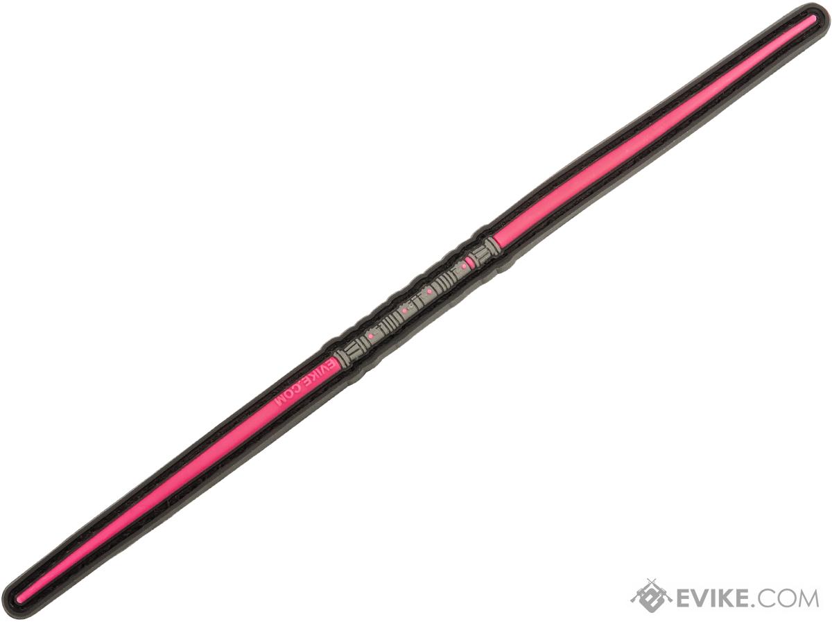 Evike.com PVC Morale Patch Laser Sword Series (Model: Pink Double Edged Blade)