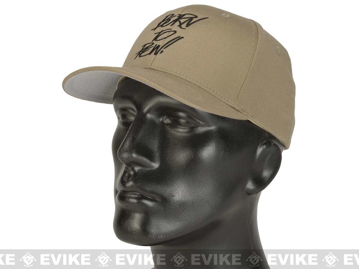 Evike.com Born to Pew FlexFit Fitted Hat - Tan (Size: Large/X-Large)