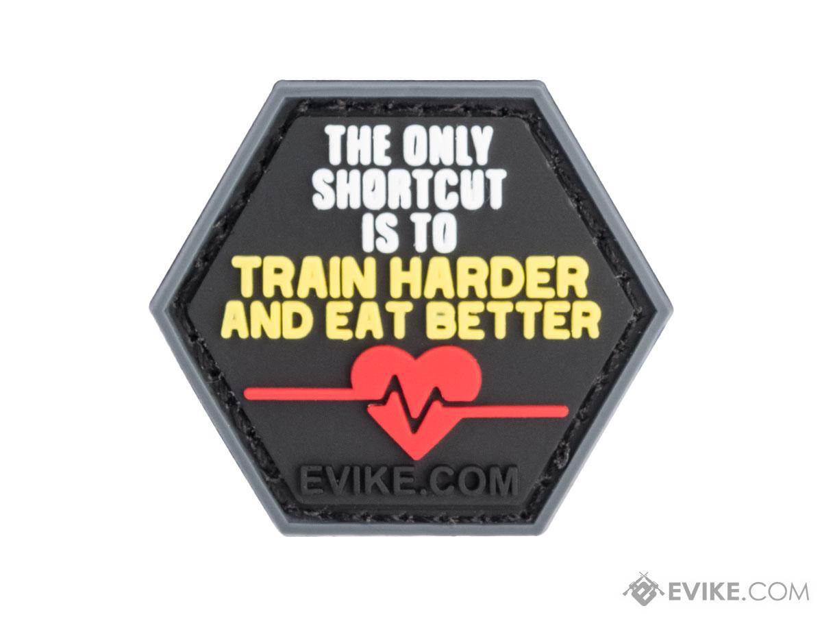 Operator Profile PVC Hex Patch Gym Series (Style: Train Harder Eat Better)