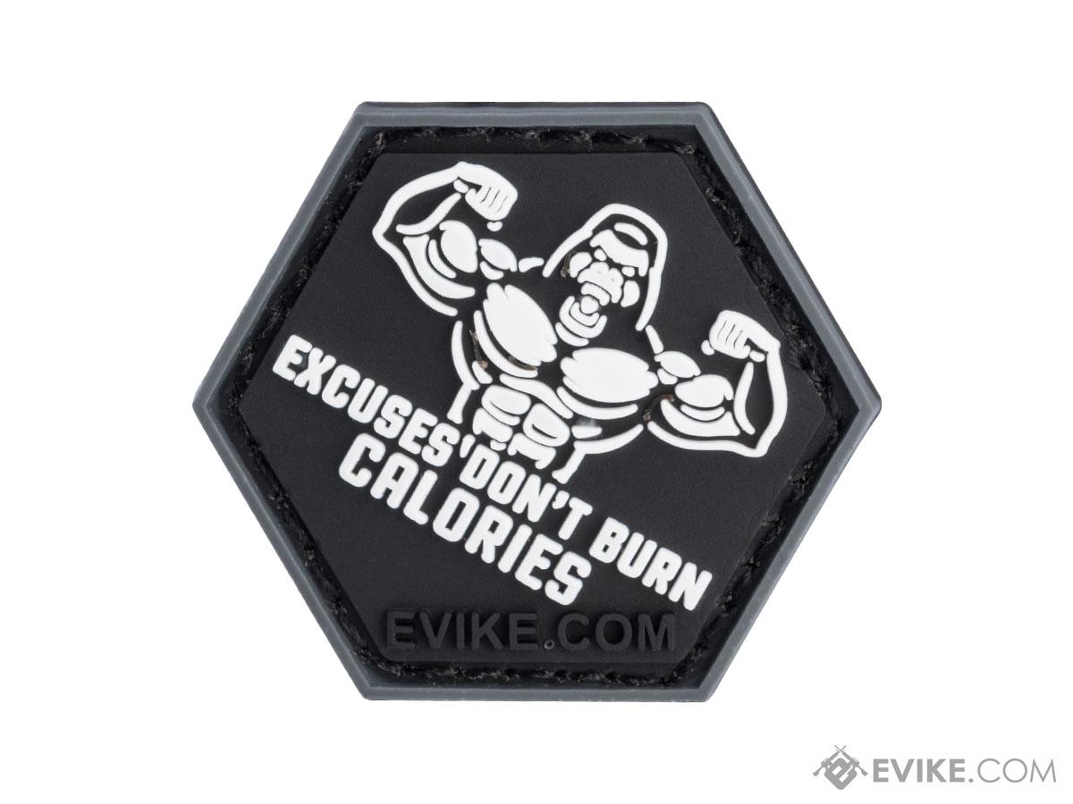 Operator Profile PVC Hex Patch Gym Series (Style: Excuses Don't Burn Calories)