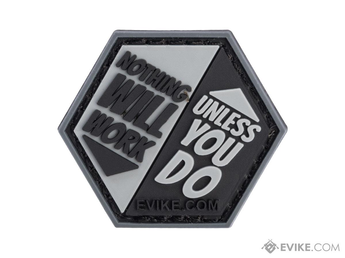 Operator Profile PVC Hex Patch Gym Series (Style: Nothing Will Work Unless You Do)