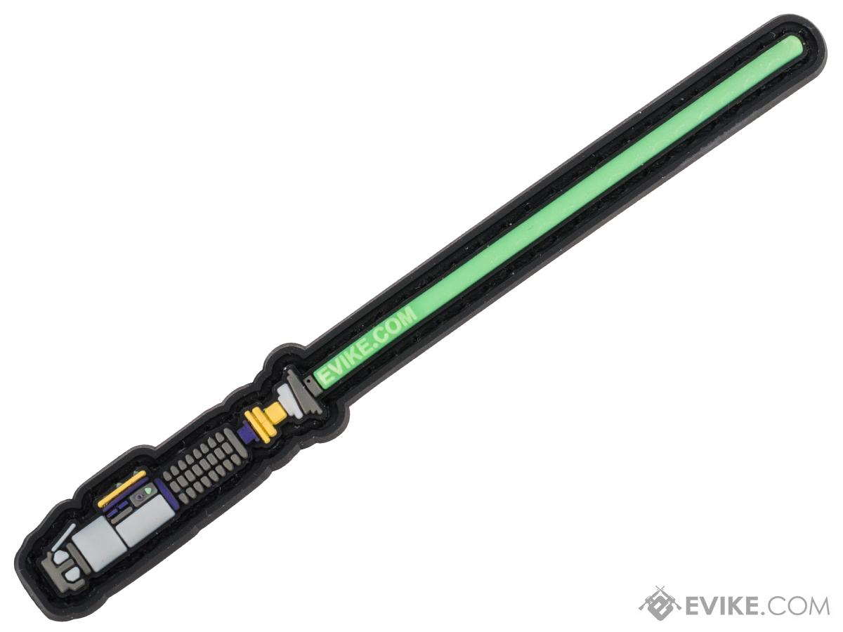 Evike.com PVC Morale Patch Laser Sword Series (Model: Green Blade)