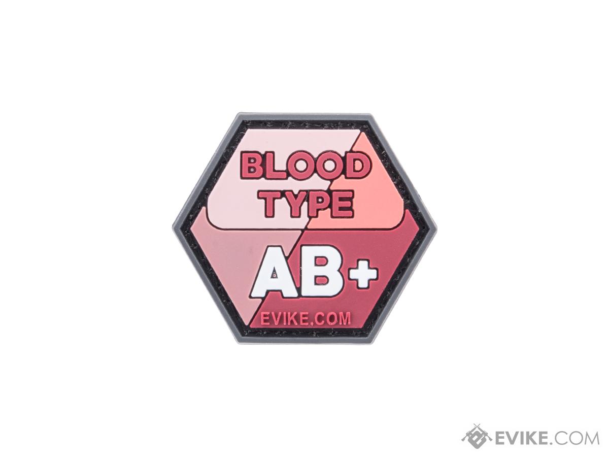 Operator Profile PVC Hex Patch  Blood Type Series (Color: Pink / AB Positive)