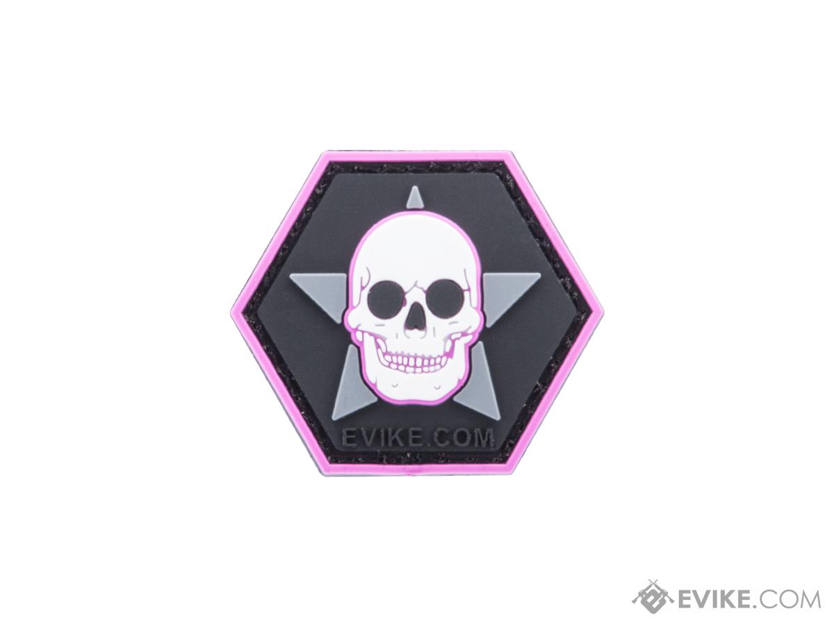 Operator Profile PVC Hex Patch (Style: Pink Skull)