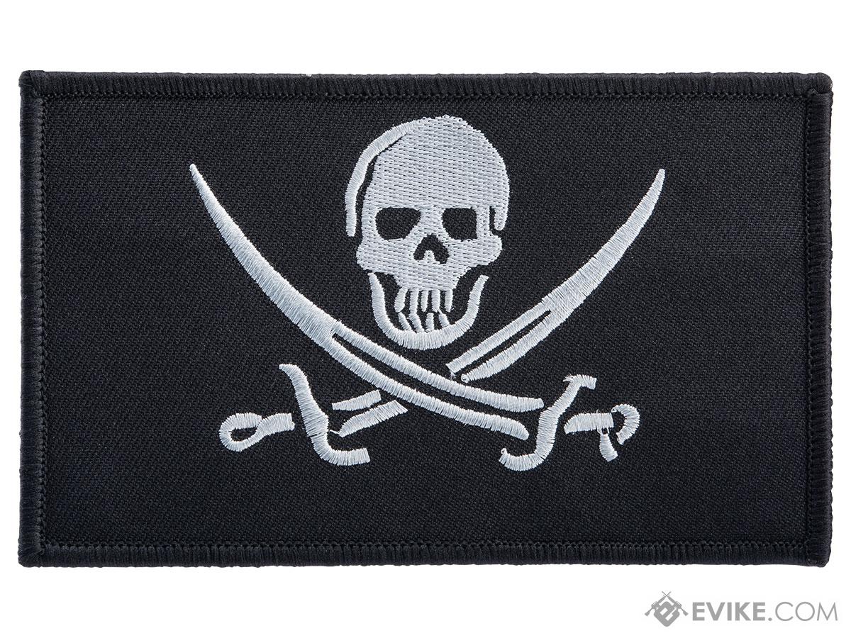 Evike.com Black Flag Series High Quality Embroidered Morale Patch (Type: Calico Jack)