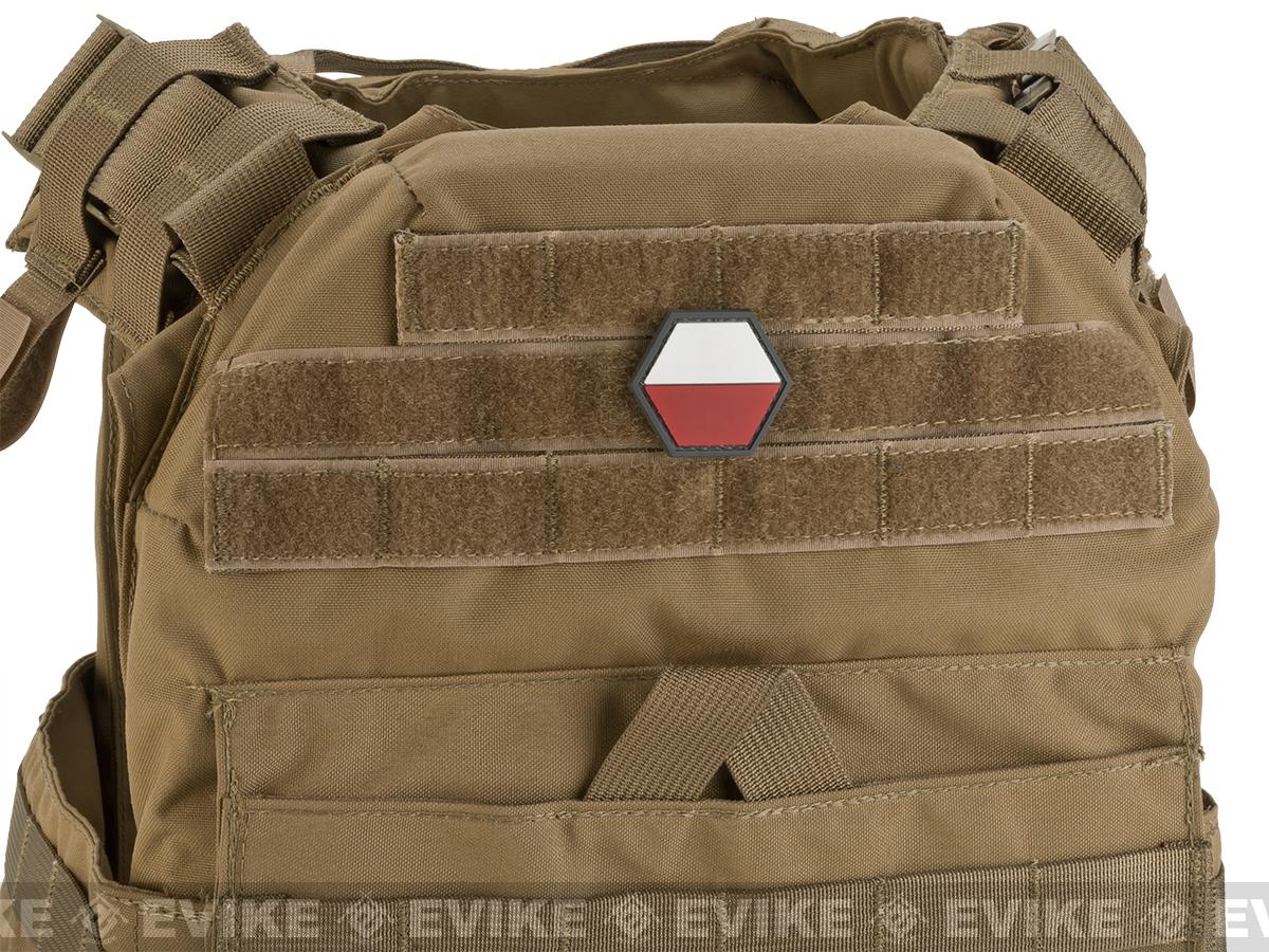 "Operator Profile PVC Hex Patch" Flag Series (Model Poland), Tactical