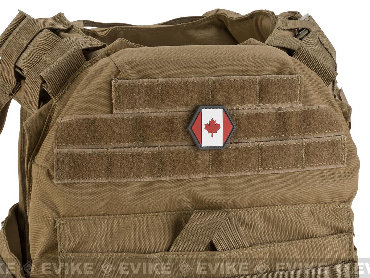 "Operator Profile PVC Hex Patch" Flag Series (Model Canada), Tactical