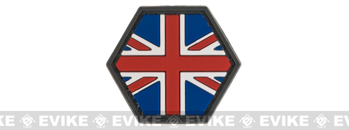 Operator Profile PVC Hex Patch Flag Series (Model: United Kingdom)