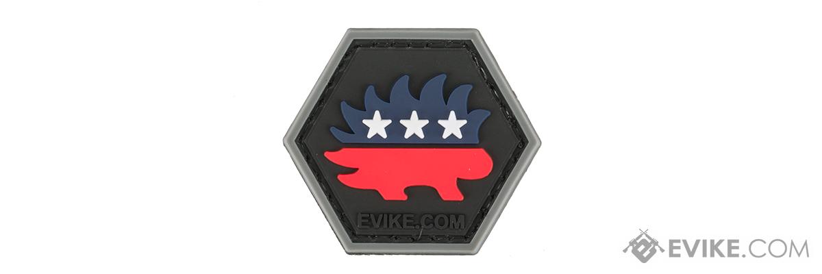 Operator Profile PVC Hex Patch  Political Party Series (Party: Libertarian)