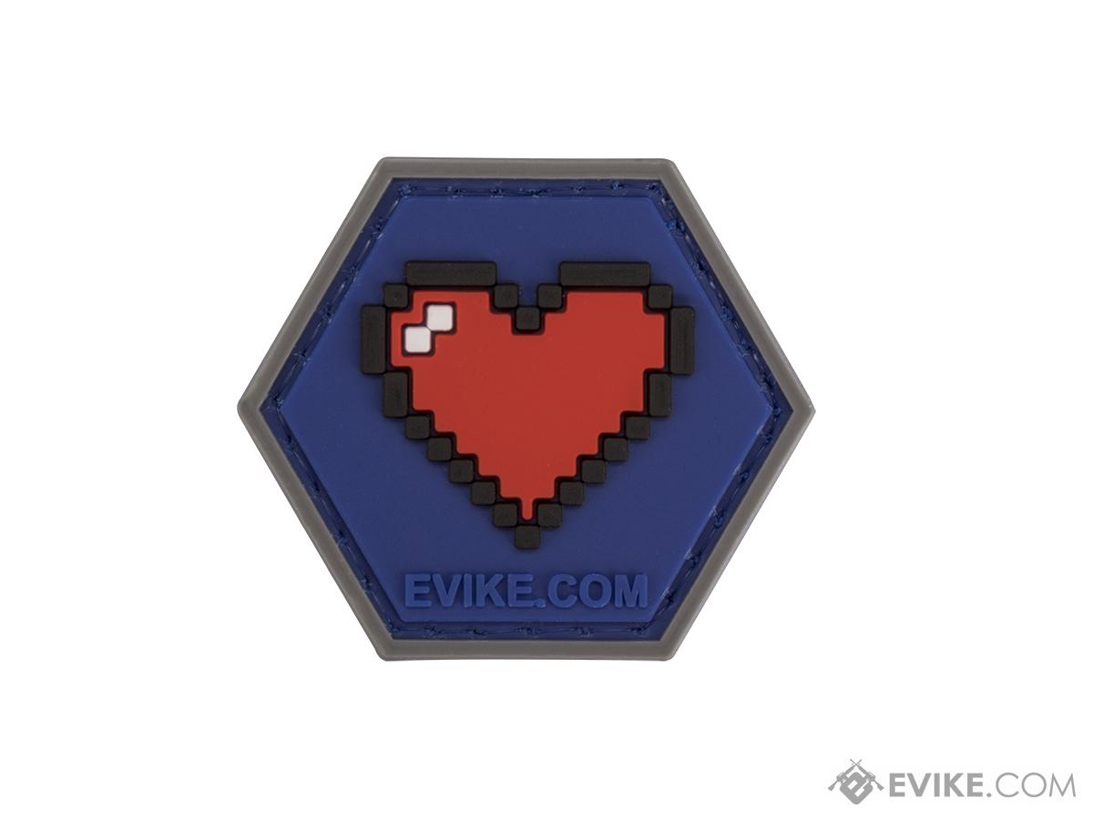 Operator Profile PVC Hex Patch Gamer Series 1 (Style: 8-bit Heart)