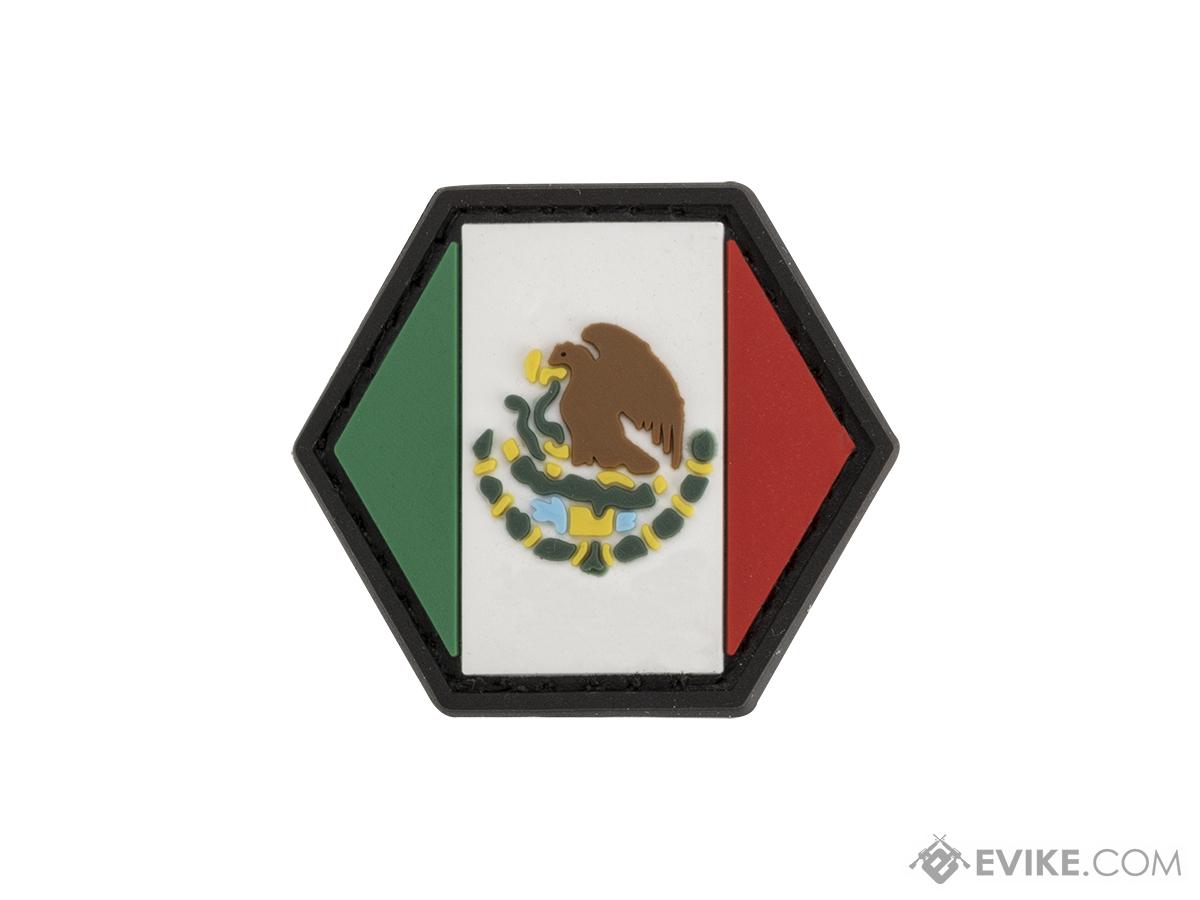 American Flag Mexican Flag Patch, Mexico Patches 