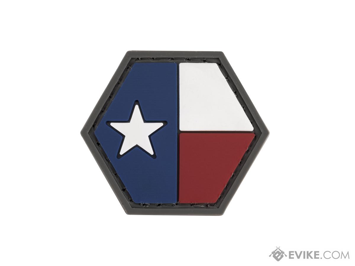 Operator Profile PVC Hex Patch State Flag Series (Model: Texas)