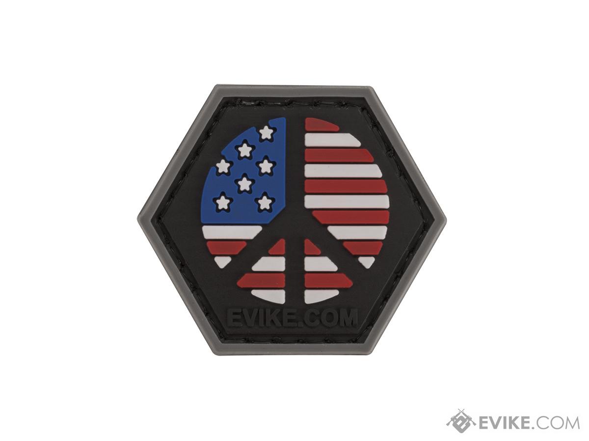 Operator Profile PVC Hex Patch Freedom! Series 2 (Style: US Peace Sign)