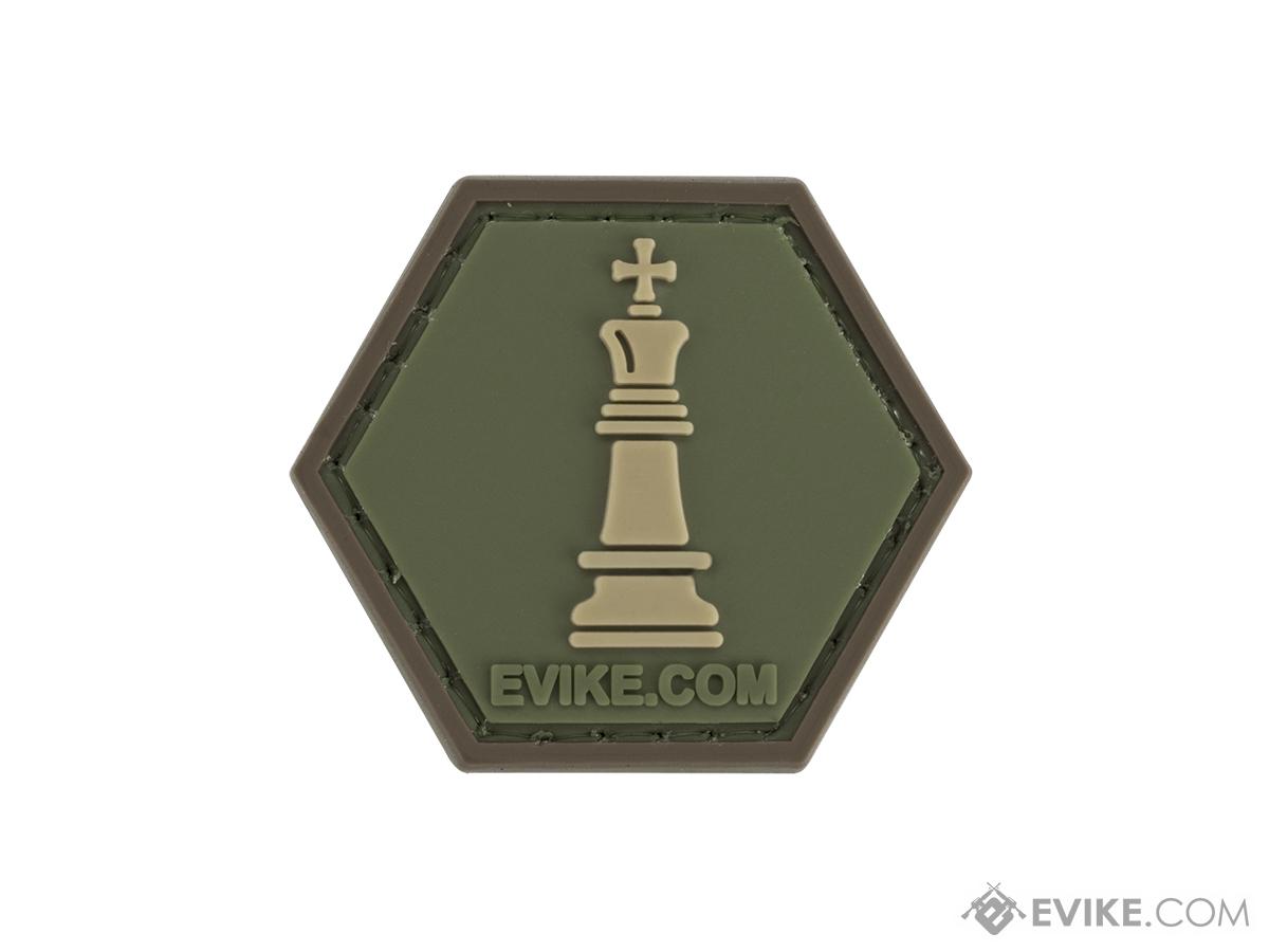 Operator Profile PVC Hex Patch  Chess Series (Piece: King / OD Green)