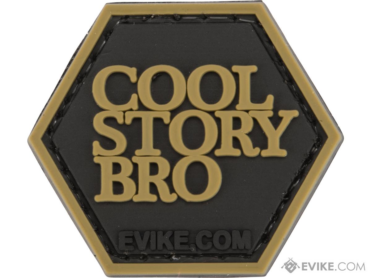Operator Profile PVC Hex Patch Pop Culture Series 2 (Style: Cool Story Bro / Tan)