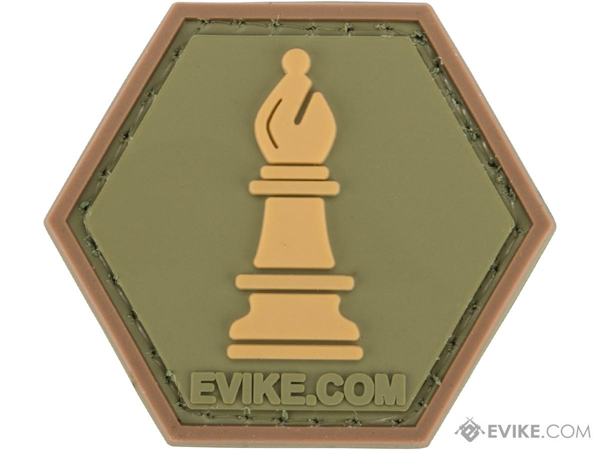 Operator Profile PVC Hex Patch Chess Series (Piece: Bishop / OD Green)