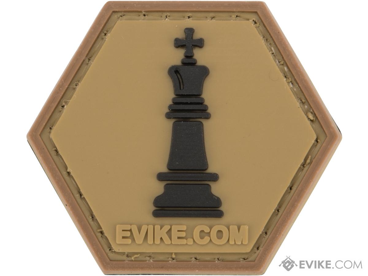 Operator Profile PVC Hex Patch Chess Series (Piece: King / Tan)
