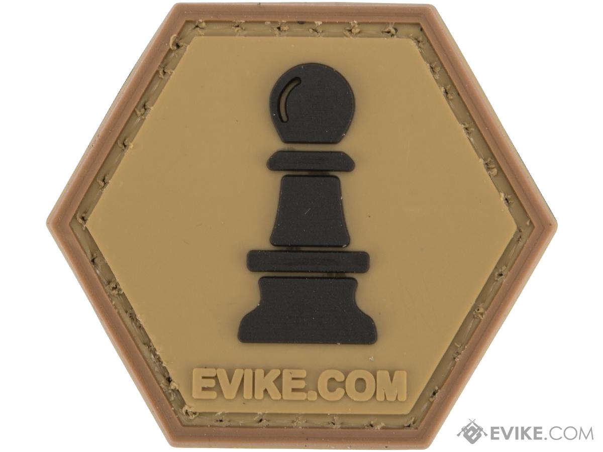 Operator Profile PVC Hex Patch Chess Series (Piece: Pawn / Tan)