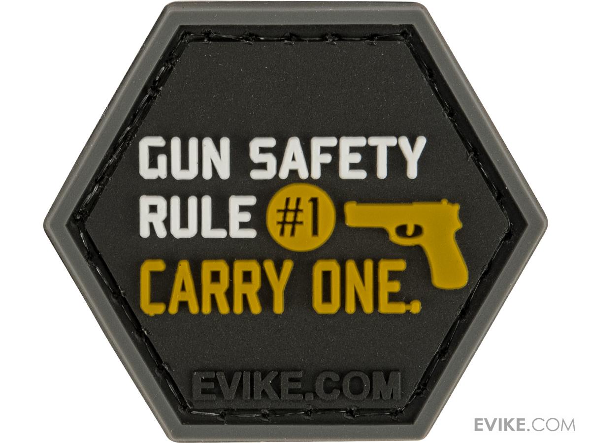 Operator Profile PVC Hex Patch Freedom! Series 2 (Style: Gun Safety)