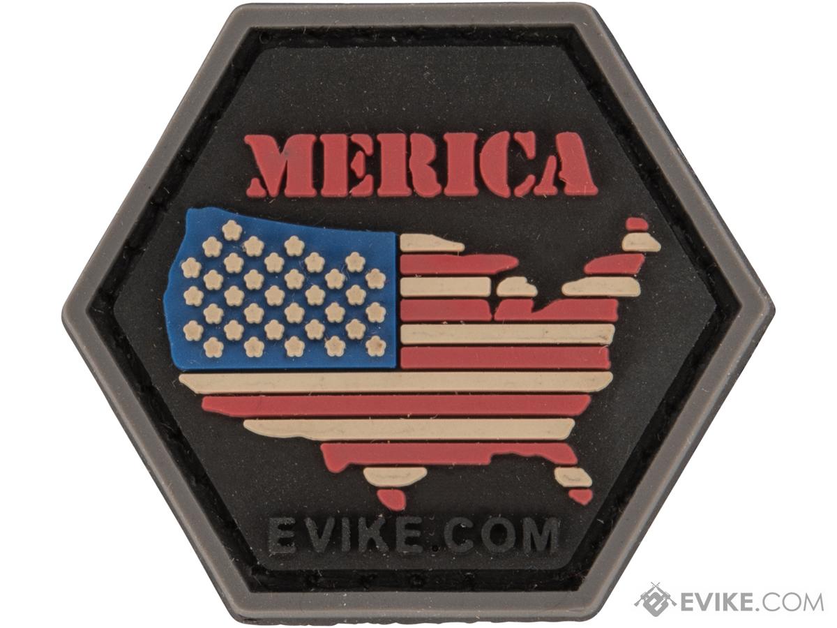 Operator Profile PVC Hex Patch Freedom! Series 1 (Model: 'Merica Flag)