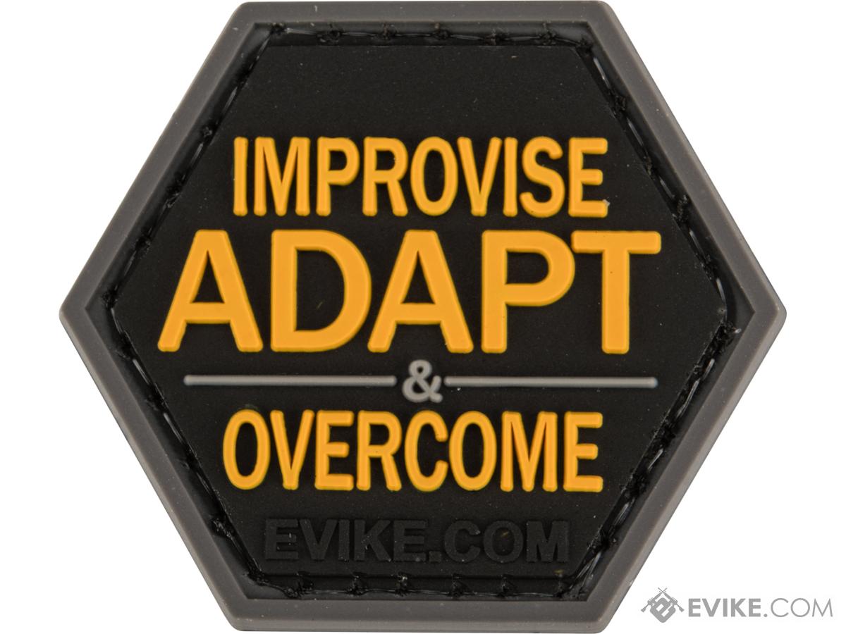 Operator Profile PVC Hex Patch Catchphrase Series 1 (Style: Improvise Adapt Overcome)