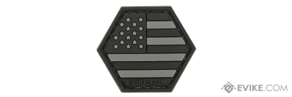 Operator Profile PVC Hex Patch American Flag Series (Color: SWAT)