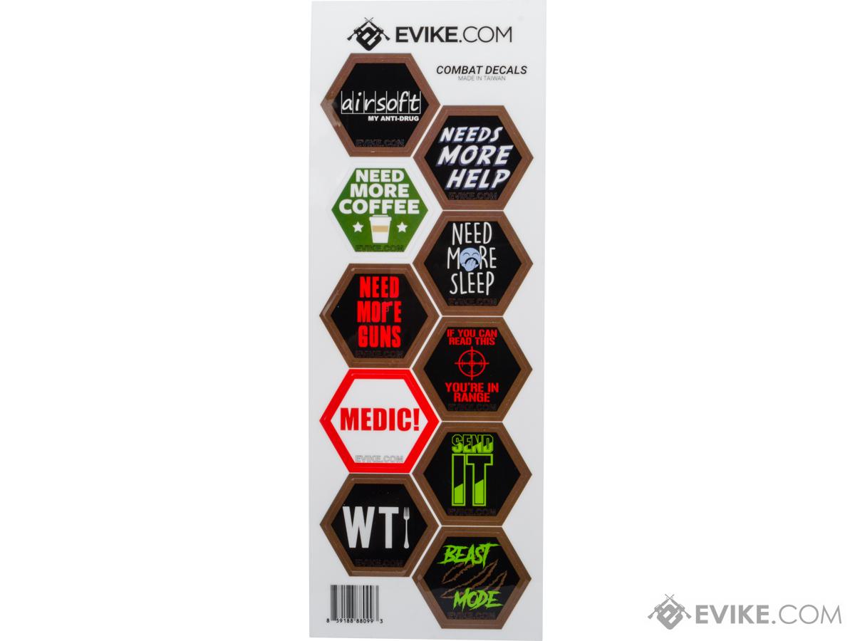 Evike.com Operator Profile Vinyl Hex Decals (Style: I Got Something To Say)
