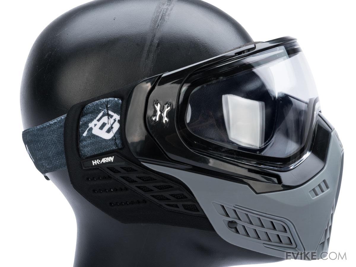 HK Army KLR Full Face Mask w/ Headband (Color Slate / Clear