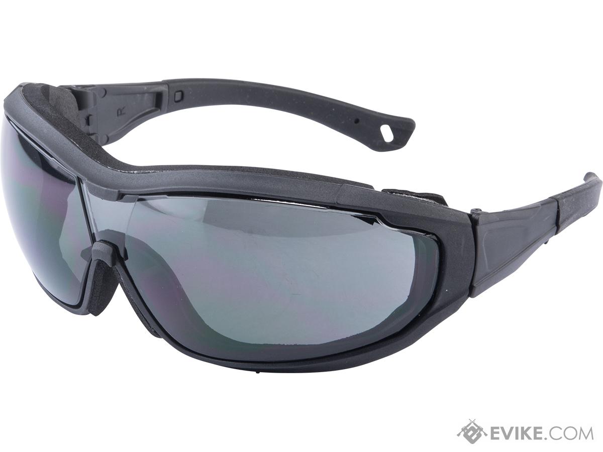 Evike.com ANSI Rated Aegis Anti-Fog Tactical Goggles (Color: Black / Smoke Lens)