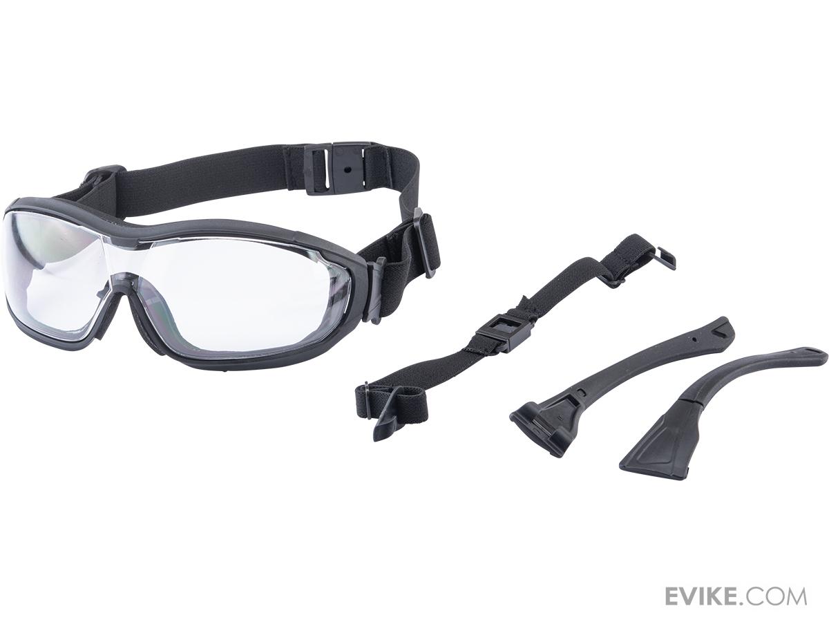 ANSI Rated Aegis AntiFog Tactical Goggles (Color Black