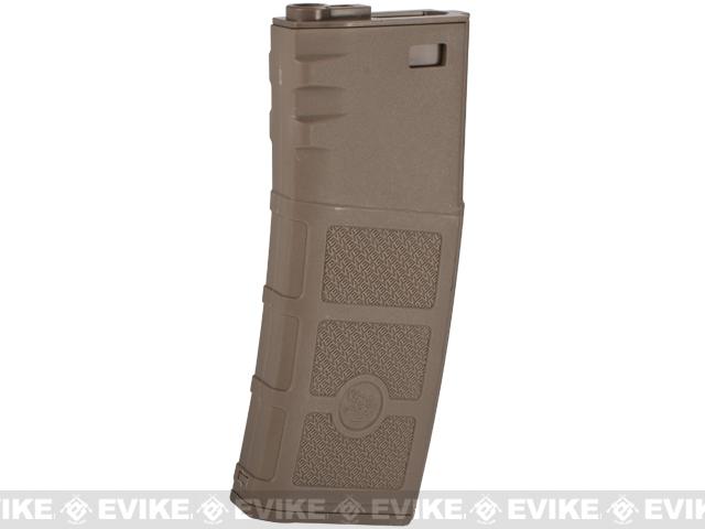 Evike High RPS Polymer Training Magazine w/ EV Texturing for M4 Airsoft AEG Rifles (Type: 360rd Hi-Cap / Dark Earth / Single)