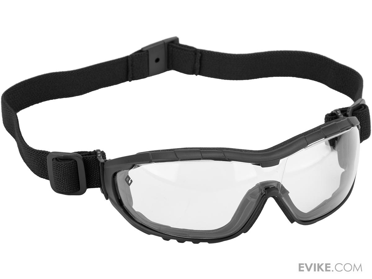 ANSI Rated Axis Tactical Goggles (Color Black Frame / Clear