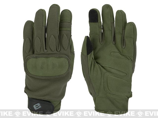 Evike.com Guardian Hard Knuckle Tactical Gloves (Color: OD Green / Medium)