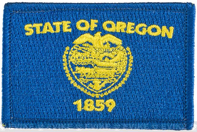 Evike.com Tactical Embroidered U.S. State Flag Patch (State: Oregon The Beaver State)