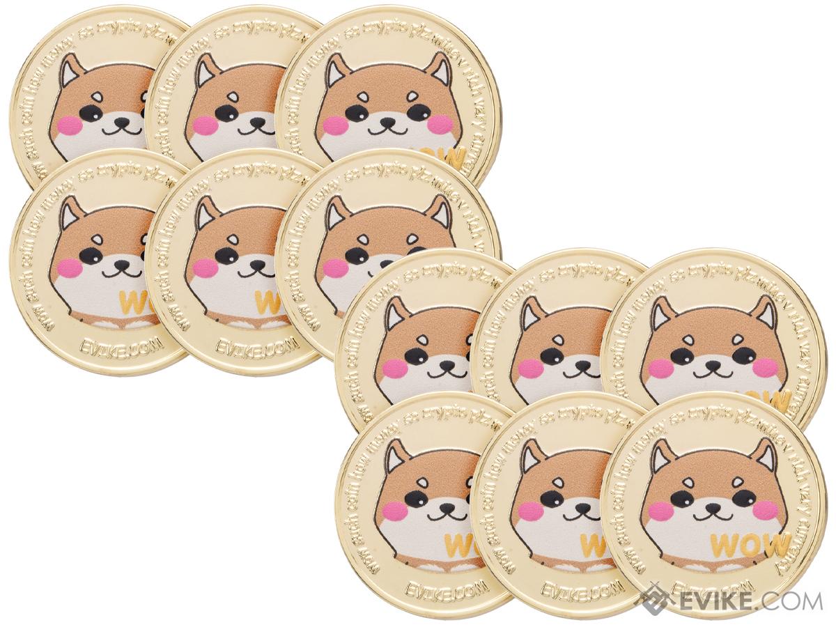 Evike.com Dogecoin Collectible Token (Quantity: Pack of 12)