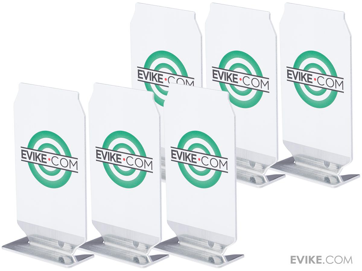 Evike.com ePopper Practical Shooting Popper Targets (Package: Evike.com Bullseye x6 / Green)