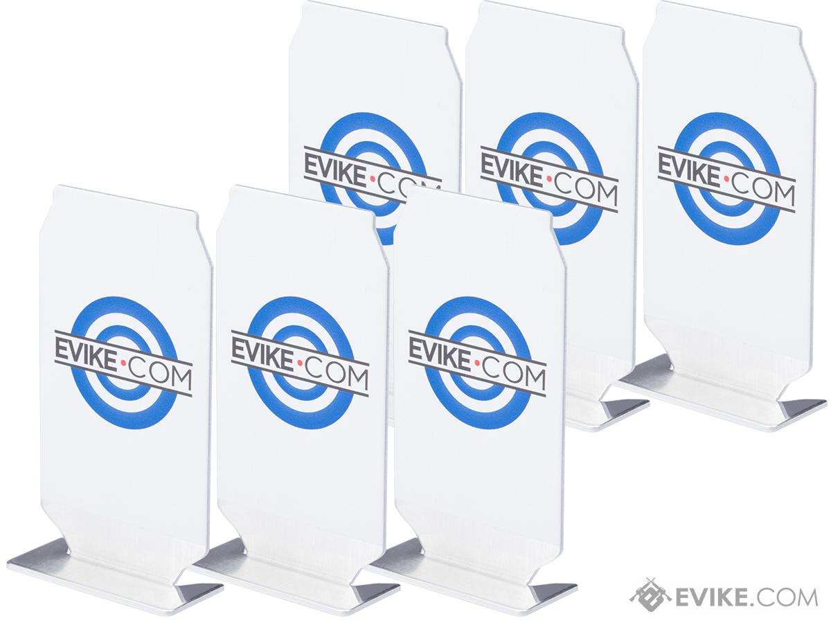 Evike.com ePopper Practical Shooting Popper Targets (Model: Evike.com Blue Bullseye / x6)