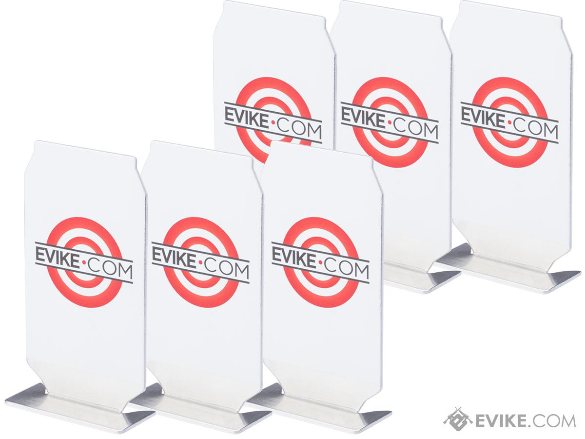 Evike.com ePopper Practical Shooting Popper Targets (Model: Evike.com Red Bullseye / x6)