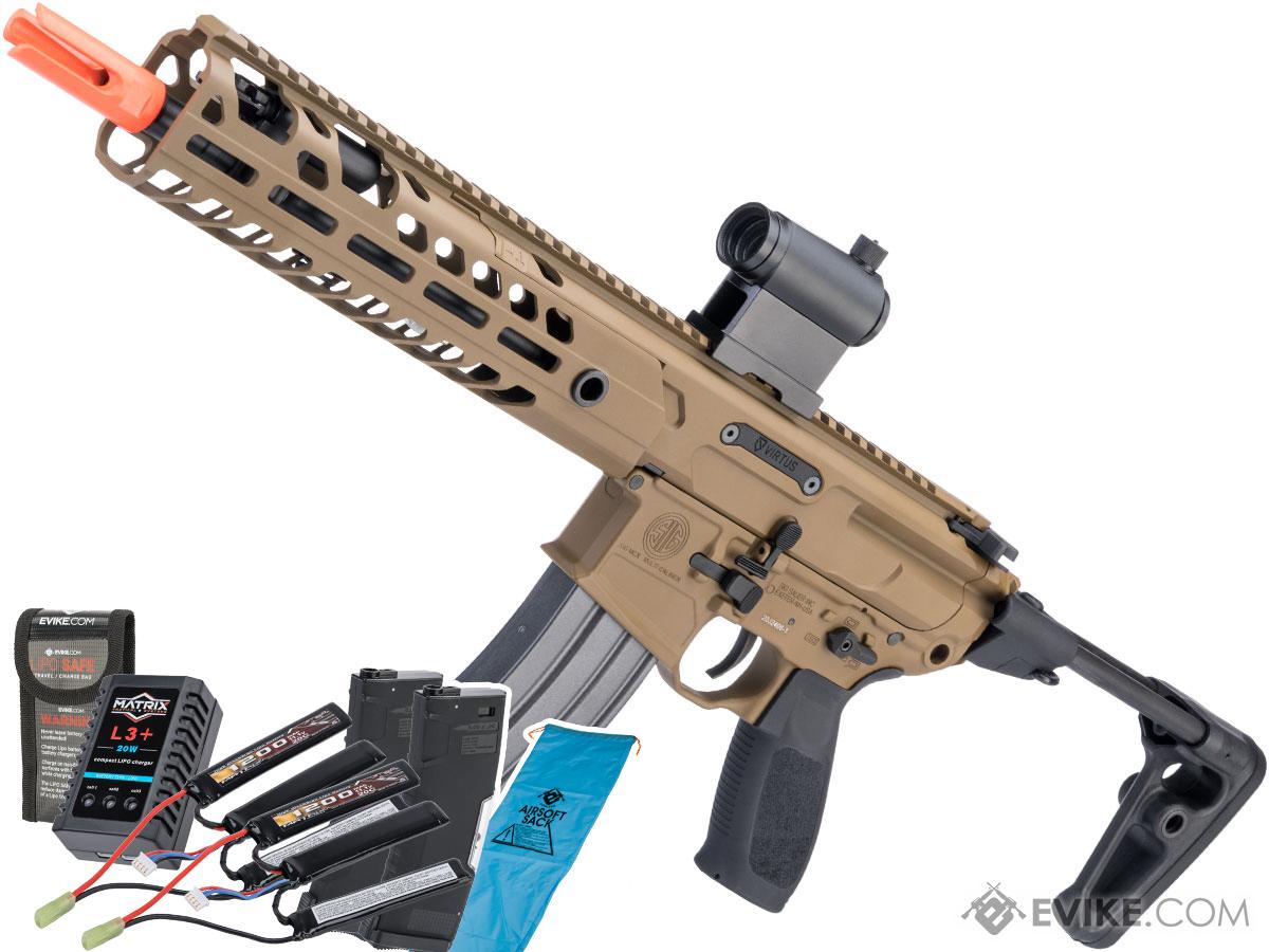 Pre-Order ETA June 2024 SIG SAUER ProForce MCX VIRTUS 11.5 Barrel PDW AEG w/ VFC Avalon Gearbox (Model: Tan / Go Airsoft Package)