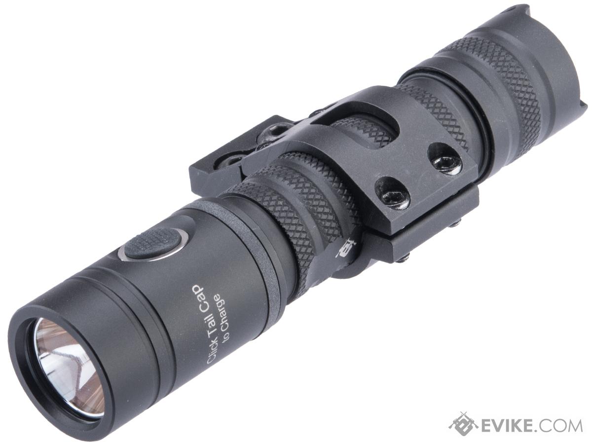 Evike.com Exclusive PowerTac E11-G2 1250 Lumen Rechargeable EDC Flashlight (Package: Light + M-LOK Mount)