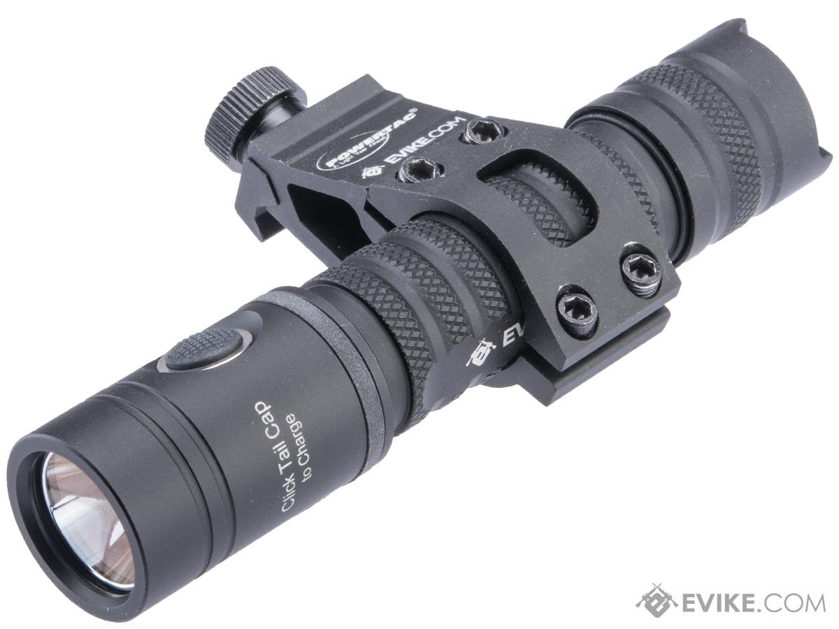 Evike.com Exclusive PowerTac E11-G2 1250 Lumen Rechargeable EDC Flashlight (Package:  Light + Picatinny Mount)