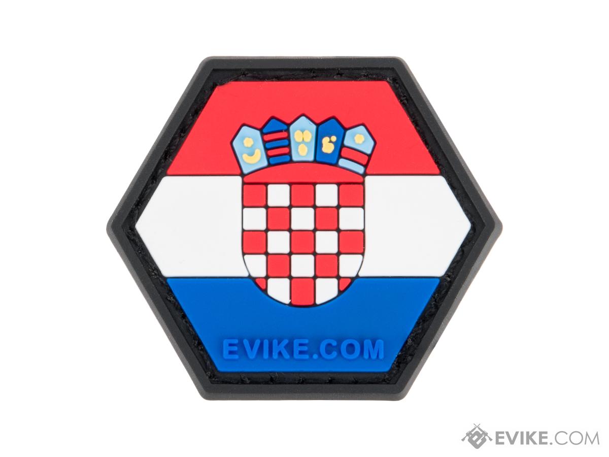 Operator Profile PVC Hex Patch Flag Series (Model: Croatia)