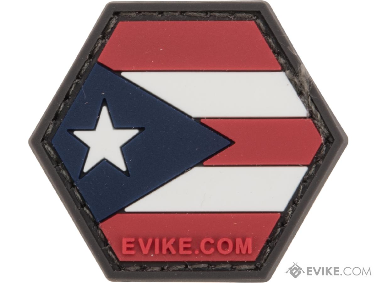 Operator Profile PVC Hex Patch Flag Series (Model: Puerto Rico)