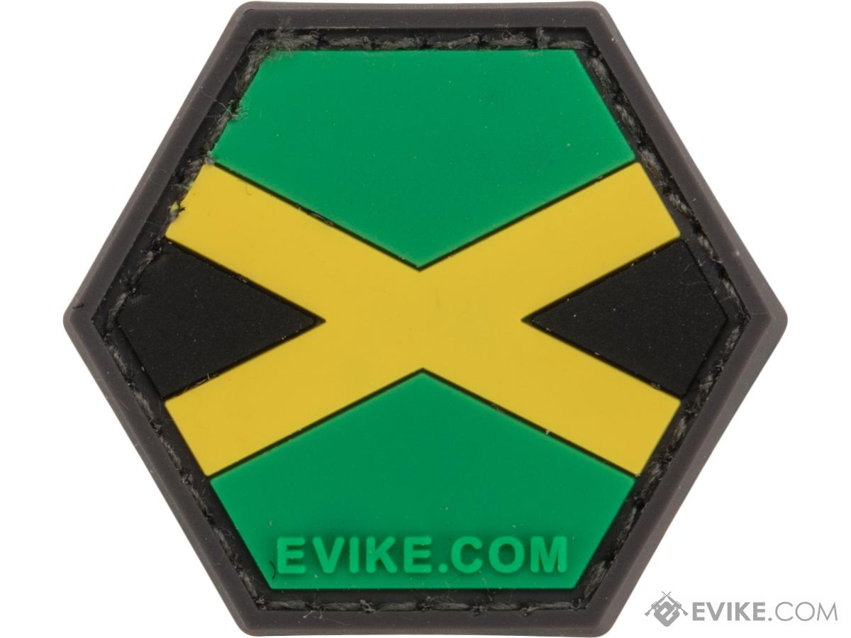 "Operator Profile PVC Hex Patch" Flag Series (Model Jamaica), Tactical