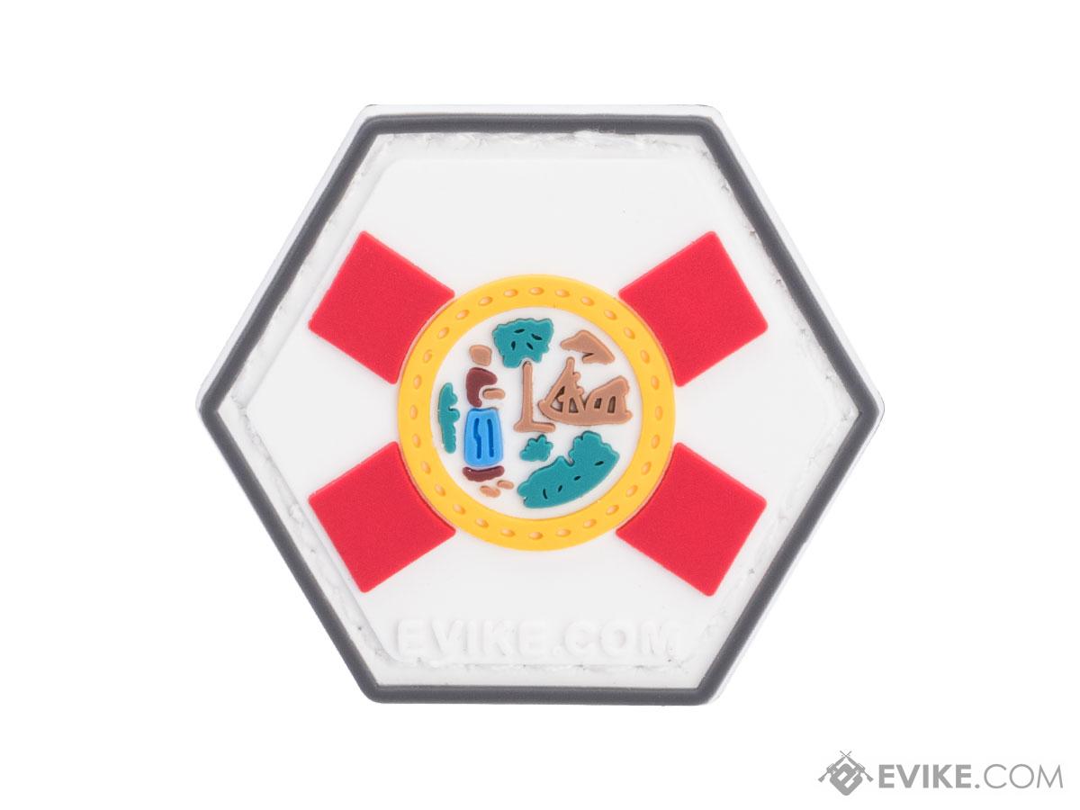 Operator Profile PVC Hex Patch State Flag Series (Model: Florida)