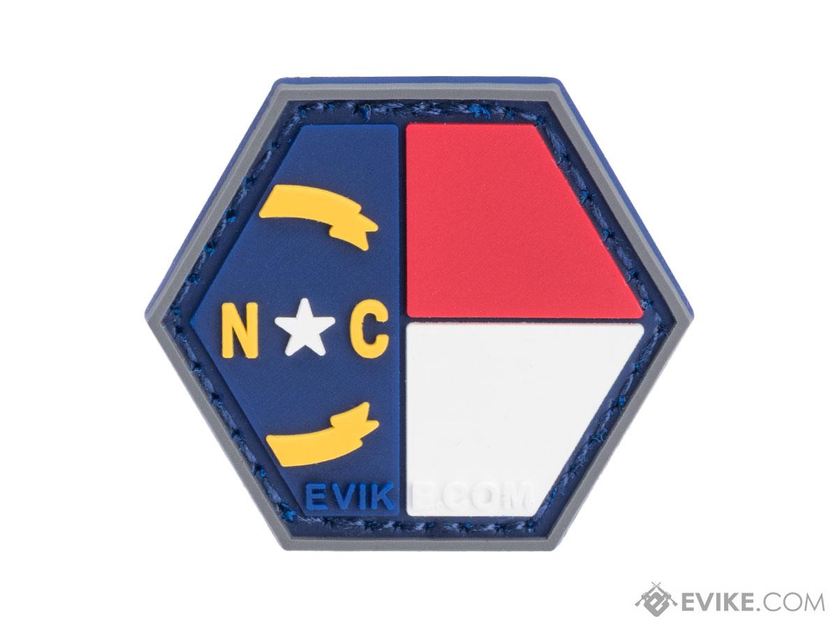 Operator Profile PVC Hex Patch State Flag Series (Model: North Carolina)