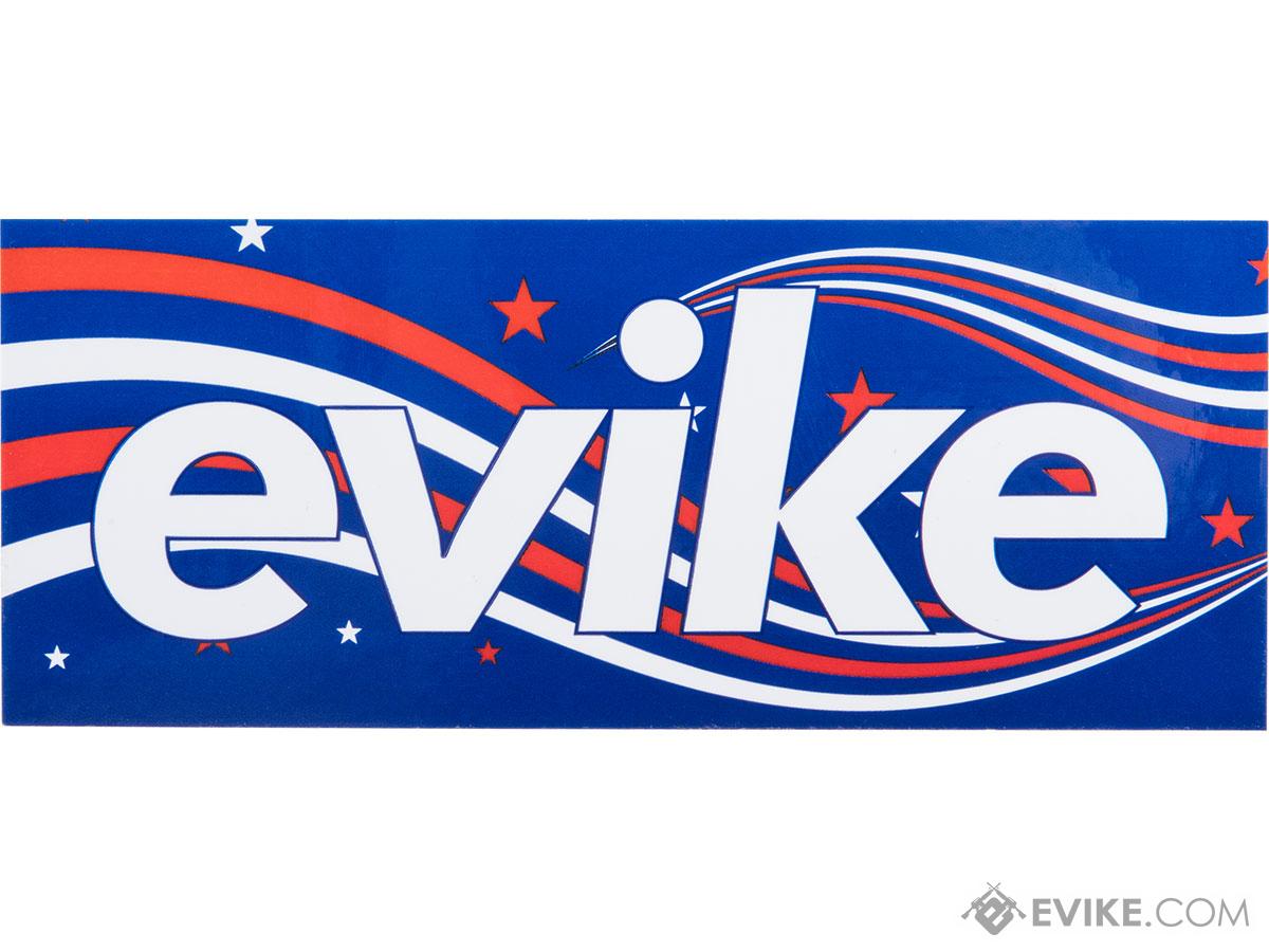Evike Box Vinyl Decal Box Logo Sticker (Type: Stars And Stripes)