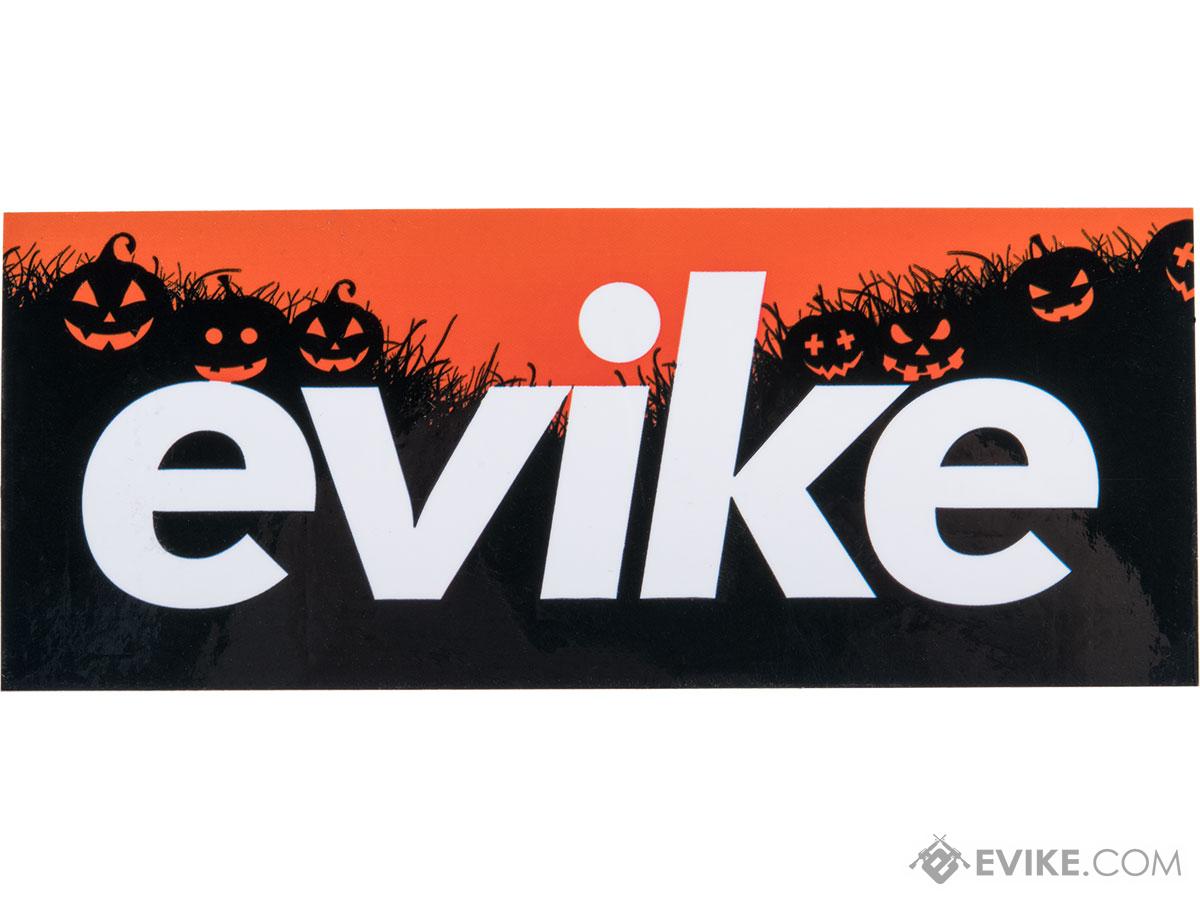 Evike Box Vinyl Decal Box Logo Sticker (Type: Spooky Pumpkins)