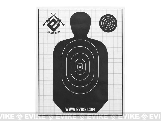 evike professional paper range target pack of 20
